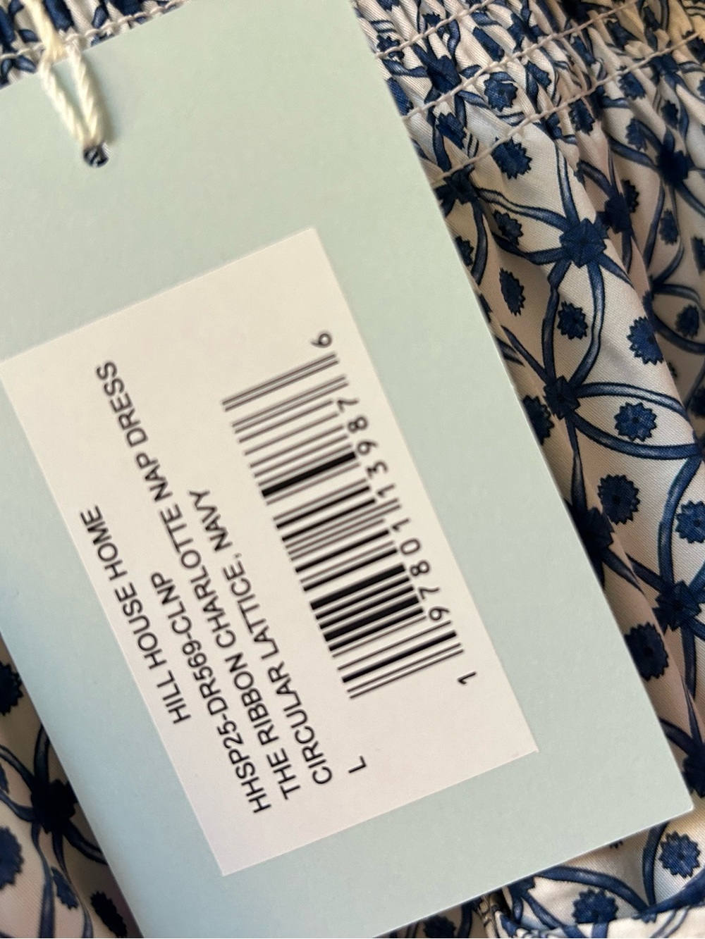 Hill House the ribbon Charlotte Nap Dress Size Large NWT - Picture 11 of 11